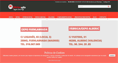 Desktop Screenshot of fabricasofas.es